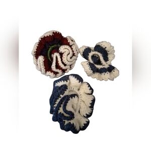 Hairtie Scrunchie Artisan Yarn Acrylic Women Teen Girl